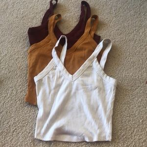 5 Cute Mini V Neck T-shirts… various colors